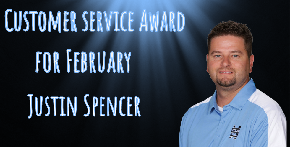 February Customer Service Award Winner of the Month